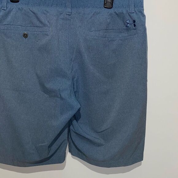 Under Armour Men's Blue Solid HeatGear Performance Golf Shorts Size 36 - Picture 6 of 8